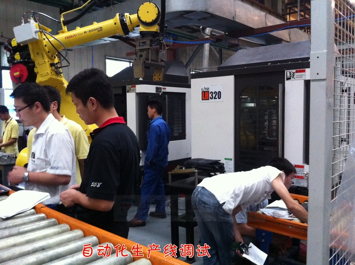 大眾EA211自動(dòng)線調(diào)試現(xiàn)場(chǎng)