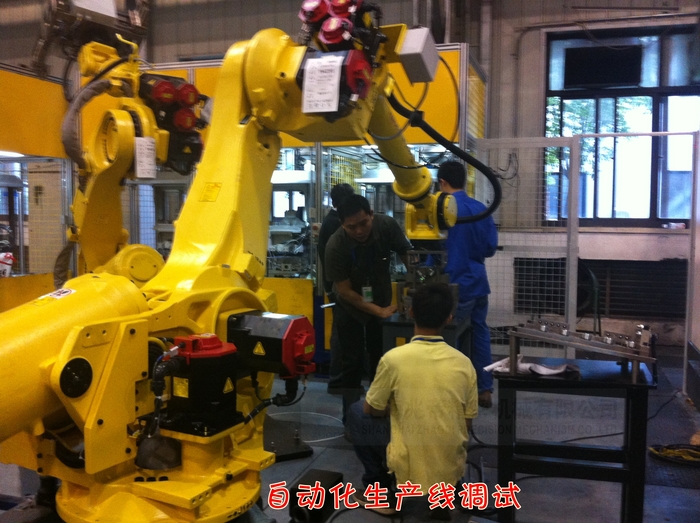 大眾EA211自動(dòng)線調(diào)試現(xiàn)場(chǎng)